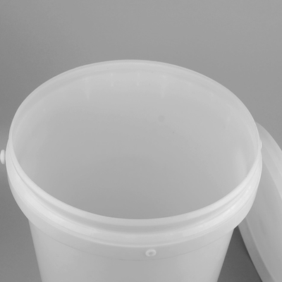 Seau 20l blanc de catégorie comestible seau de 5 gallons avec le couvercle et la poignée