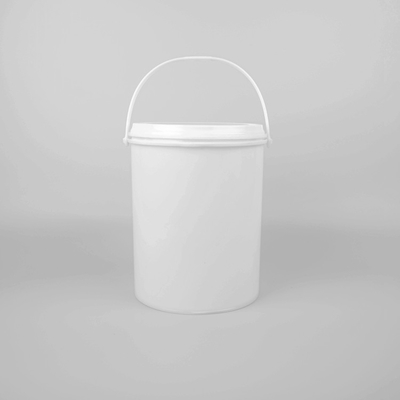 Un seau de peinture en plastique solide avec un revêtement résistant aux UV