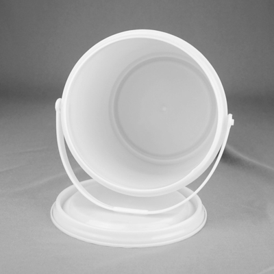 Diamètre de la catégorie comestible 16cm seau de peinture de 1 gallon avec des biens de couvercle