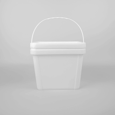 Seau en plastique de place rectangulaire de 1 gallon 3.5L pour des produits chimiques