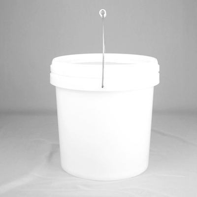 25cm DIA Transparent Plastic Bucket seau clair de 10 litres pour la nourriture