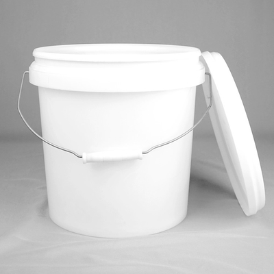 25cm DIA Transparent Plastic Bucket seau clair de 10 litres pour la nourriture
