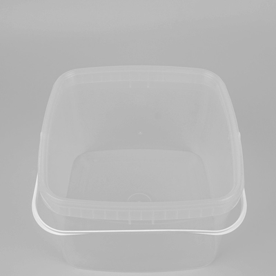 Matériel en plastique transparent libre du seau pp d'ISO9001 BPA pour l'eau