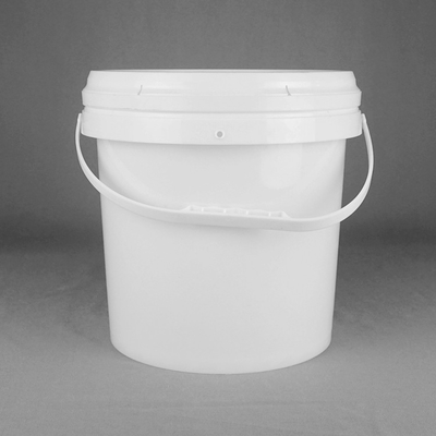 Seau rond blanc matériel 10L Pail With Lid de peinture de pp 10 litres