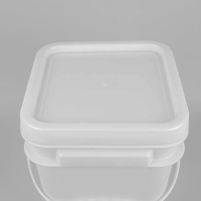 1.2 kg de seau en plastique carré résistant aux chocs avec poignée incluse