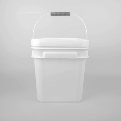 1.2 kg de seau en plastique carré résistant aux chocs avec poignée incluse