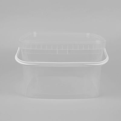 Seau en plastique de place blanche de couleur avec la résistance chimique