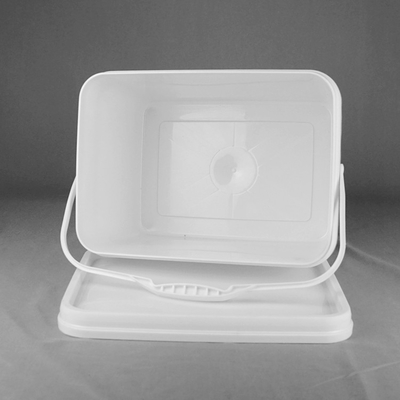 5 gallons seaux en plastique carrés de 20 litres avec l'industrie alimentaire de couvercle