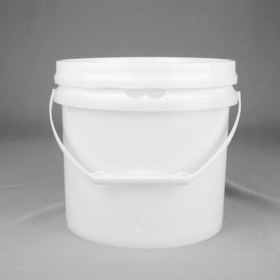 Peinture de mur 3.5L un seau en plastique rond de gallon avec des poignées