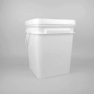 Seaux en plastique rouges de Pail Food Grade Pp Large de place de 5 gallons 20L avec le couvercle