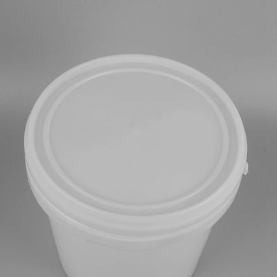 Seau en plastique adapté aux besoins du client 5L/Litre pp Pail White Round Plastic Barrel de peinture