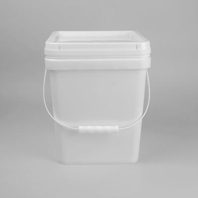 Seau en plastique imprimé fait sur commande en gros de place noire de 20 litres avec le couvercle