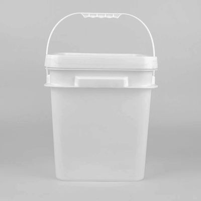 Seau en plastique imprimé fait sur commande en gros de place noire de 20 litres avec le couvercle