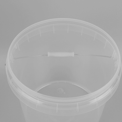 seau en plastique en plastique transparent du seau 10L de 25*23*27cm avec le couvercle