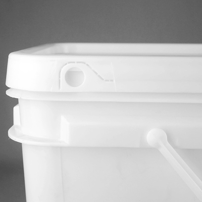 Seau en plastique de place de 1,2 kilogrammes pour le blanc de peinture ou toute autre couleur