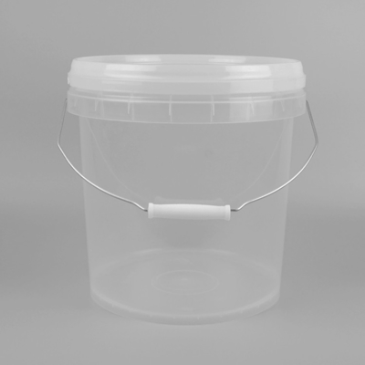 seau en plastique en plastique transparent du seau 10L de 25*23*27cm avec le couvercle