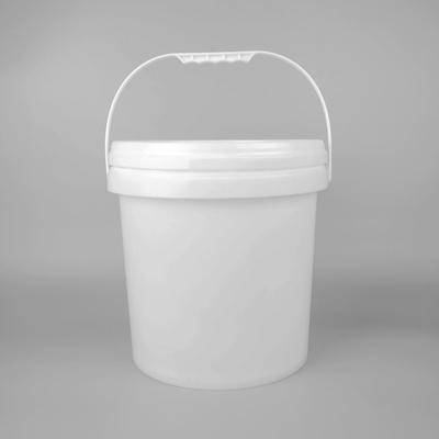 Seau en plastique transparent de service d'OEM