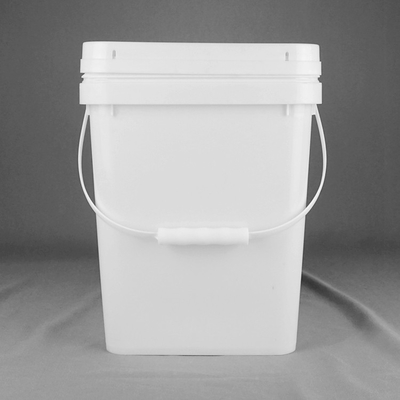 100% matières premières Boîte en plastique carré pour le stockage Contenant en plastique carré