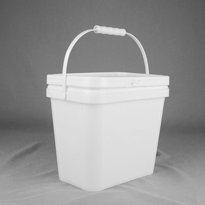 les seaux en plastique oblongs de 10L 18L 20L ont réutilisé l'impression d'écran