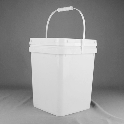 100% matières premières Boîte en plastique carré pour le stockage Contenant en plastique carré