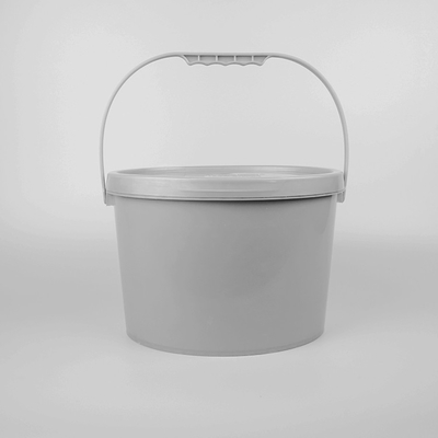seau en plastique formé spécial de la peinture 5kg avec le couvercle et la poignée