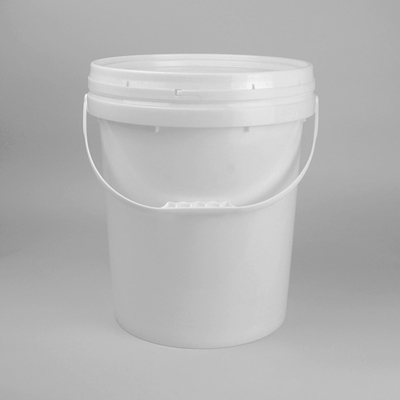 Petit plastique transparent autour de seau imprimé fait sur commande avec le couvercle