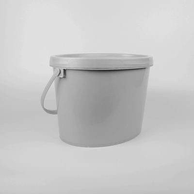 seau en plastique formé spécial de la peinture 5kg avec le couvercle et la poignée