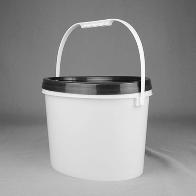 seau en plastique formé spécial de la peinture 5kg avec le couvercle et la poignée