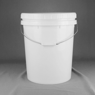 Seau 30L de conditionnement en plastique de peinture de latex avec le couvercle et la poignée