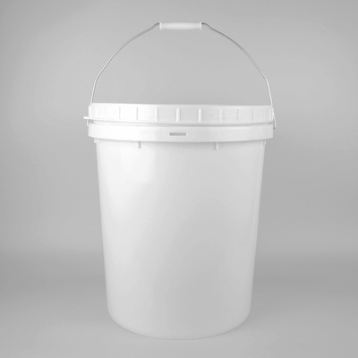 Petit pp seau en plastique transparent de la catégorie comestible avec la poignée et le couvercle