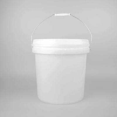 Seaux en plastique vides de peinture de service d'OEM seau de peinture de 15 litres avec le couvercle et la poignée