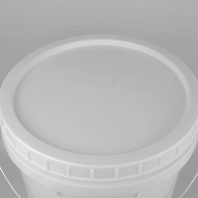 Petit pp seau en plastique transparent de la catégorie comestible avec la poignée et le couvercle