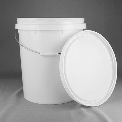 Seau 30L de conditionnement en plastique de peinture de latex avec le couvercle et la poignée