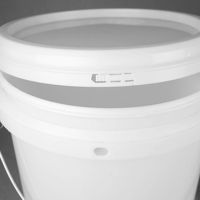 seau de peinture de plastique de preuve de la fuite 20L grande capacité avec le GV