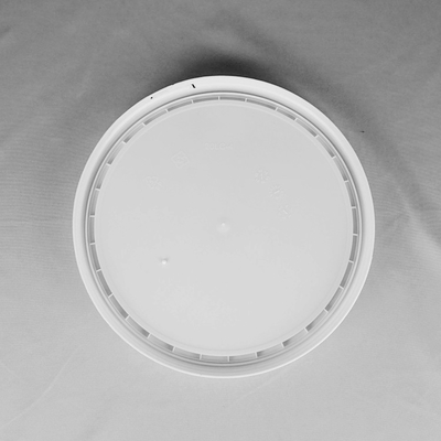 Seau en plastique blanc noir empilable de 5 gallons 20 litres pour le lubrifiant