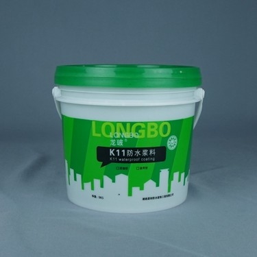 Taille différente de peinture de seau de stockage en plastique vide de peinture 5 litres