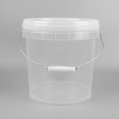 10L a adapté Toy Buckets Plastic Beach Pails aux besoins du client de plastique clair avec des couvercles