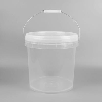 10L a adapté Toy Buckets Plastic Beach Pails aux besoins du client de plastique clair avec des couvercles