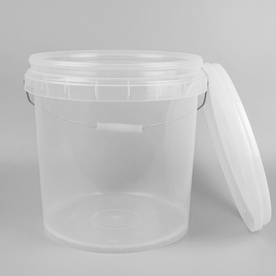 10L a adapté Toy Buckets Plastic Beach Pails aux besoins du client de plastique clair avec des couvercles