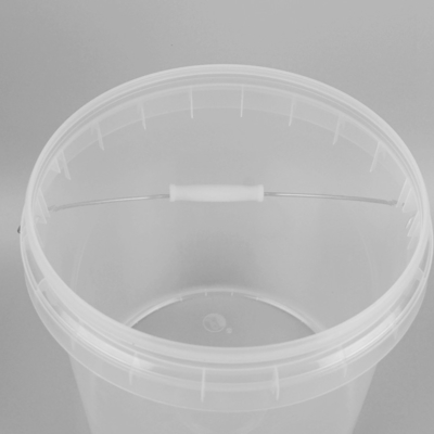 10L a adapté Toy Buckets Plastic Beach Pails aux besoins du client de plastique clair avec des couvercles