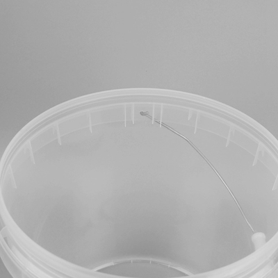 10L a adapté Toy Buckets Plastic Beach Pails aux besoins du client de plastique clair avec des couvercles