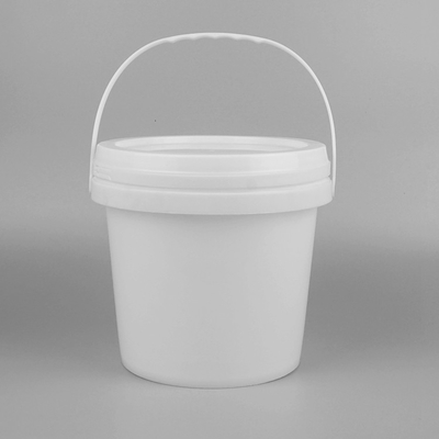 rond chimique de seau de polypropylène de 5L pp petit avec des poignées