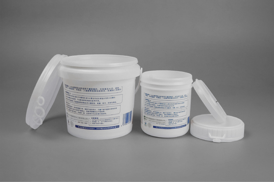 peinture en plastique Pail White Color de seau en plastique de catégorie comestible de 33oz 1L