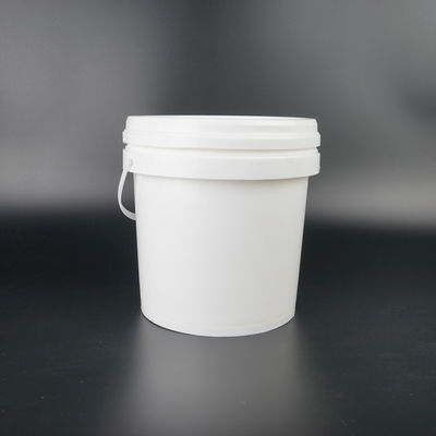 Catégorie comestible Pail Bucket White Round de plastique 3 litres