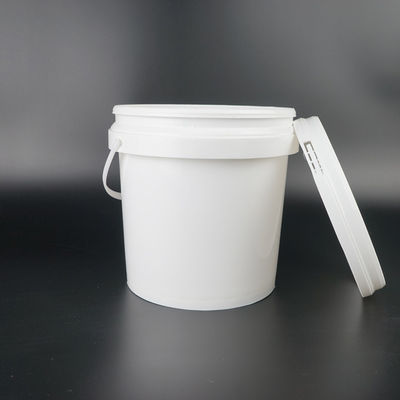 Catégorie comestible Pail Bucket White Round de plastique 3 litres